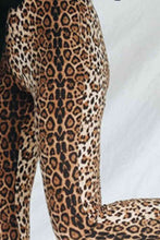 Load image into Gallery viewer, Leopard Print Flare Leg Pants