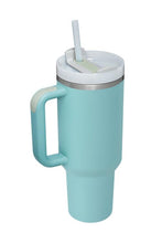Load image into Gallery viewer, Stainless Steel Tumbler with Upgraded Handle and Straw