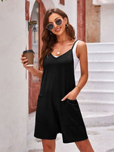 Load image into Gallery viewer, Spaghetti Strap Romper with Pockets