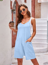 Load image into Gallery viewer, Spaghetti Strap Romper with Pockets