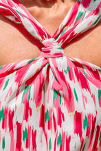 Load image into Gallery viewer, Slit Printed Sleeveless Midi Dress