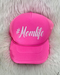 To All MY MOMS Hot Pink Mesh Truck Hat