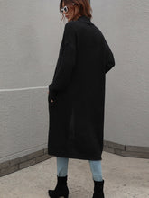 Load image into Gallery viewer, Double Take Waffle Knit Open Front Duster Cardigan With Pockets
