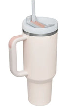 Load image into Gallery viewer, Stainless Steel Tumbler with Upgraded Handle and Straw