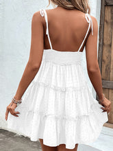 Load image into Gallery viewer, Frill Spaghetti Strap Tiered Dress