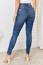 Load image into Gallery viewer, Judy Blue Full Size High Waist Distressed Slim Jeans
